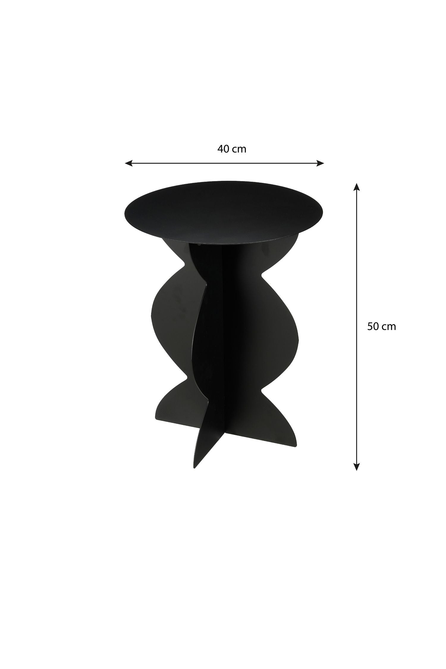 Modern Black Side Table
