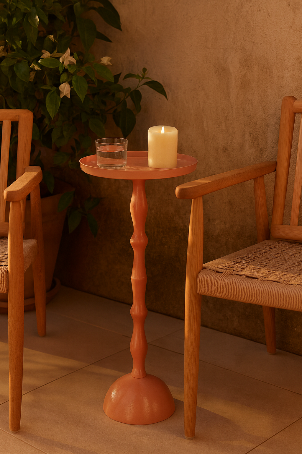 Modern Pink Side Table