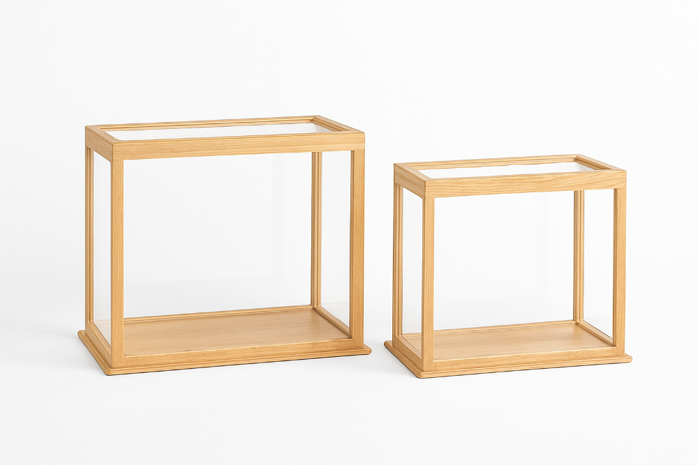 Wooden Lanterns with Glass